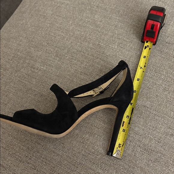 Jimmy Choo Black Suede Ankle Strap Heels - Picture 7 of 7